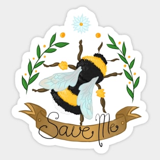 Save the bees Sticker